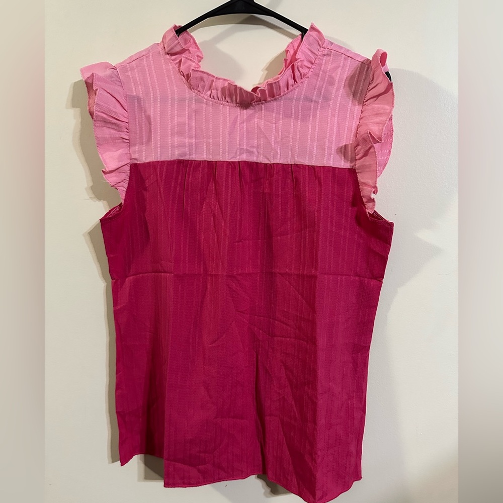NWOT Pink dressy top